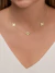 Choker com Trevo Detalhado Banhado a Ouro 18k na internet