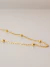 Imagem do Kit Mix Dupla de Colares com Bolinhas e Círculo Detalhado Banhado a Ouro 18k