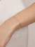 Pulseira Fita 2mm Banhado a Ouro 18k na internet