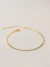 Imagem do Pulseira Fita 2mm Banhado a Ouro 18k