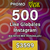 Paquete de engagement global - 500L (Económicos) IG