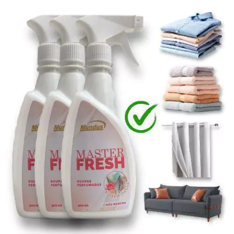 kit 3 Master Fresh Roupas Perfumadas 500 ml - comprar online