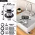 3 Válvulas Click Up Luxo Inteligente Inox Para Cuba Louça - Soft Inox Metais