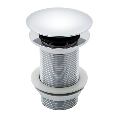 Válvula Click De Inox Ralo P/ Cuba Pia de Banheiro Lavatório 1.1/4 Cromada de 4cm - comprar online