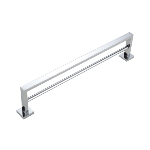 Porta Toalha Duplo Luxo Inox 60cm Cromado - comprar online