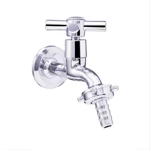 Torneira De Tanque / Jardim Luxo ¼ De Volta 100% Metal C-31