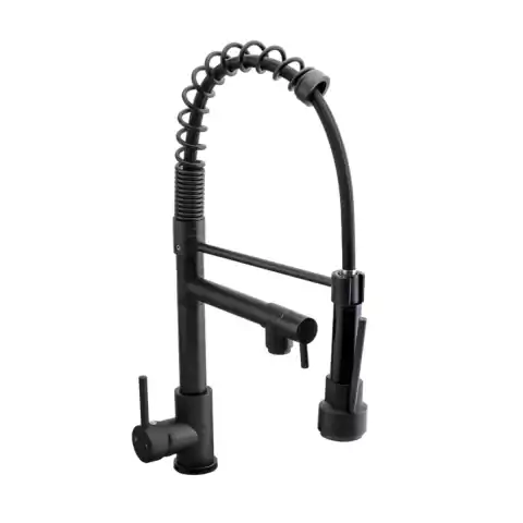 Torneira Misturador Monocomando 50 Cm Black Matte 02 Saídas - comprar online