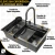 Cuba Gourmet Premium Cozinha Inox 304 Anti Risco Nano PVD Black Com Torneira Monocomando Cascata