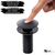 Torneira Monocomando Preto Aço Inox e Válvula click 3CM