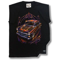 Remera Auto Clásico Años ´50 Retro Llamas