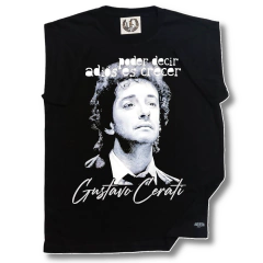 Remera Gustavo Cerati ¨Poder decir Adiós es Crecer ¨Soda Stereo