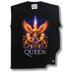 Remera Escudo Queen Logo Clásico