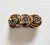 Hebilla francesa 3 flores - comprar online