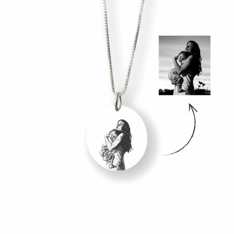 Colar Medalha personalizada - 1/2 pessoas - comprar online