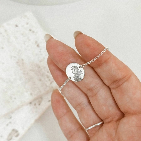 Pulseira medalha 15mm Personalizável - comprar online