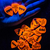 Palheta Tainá Bergamaschi Fluorescente Laranja na internet