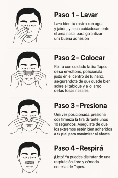 TIRAS NASALES MMEDD - OXIGENIX™ Light - 30 UNIDADES - MMEDD