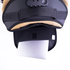 Imagen de MOCHILA PREMIUM RAPTOR MARRON- EXECUTIVE BACKPACK + CANDADO EXTRA DE REGALO - MARRON