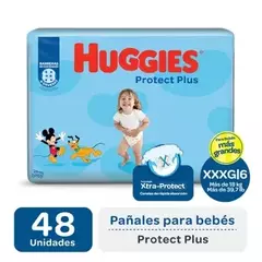 Pañal Protect Plus Xxxg Huggies 48u - comprar online