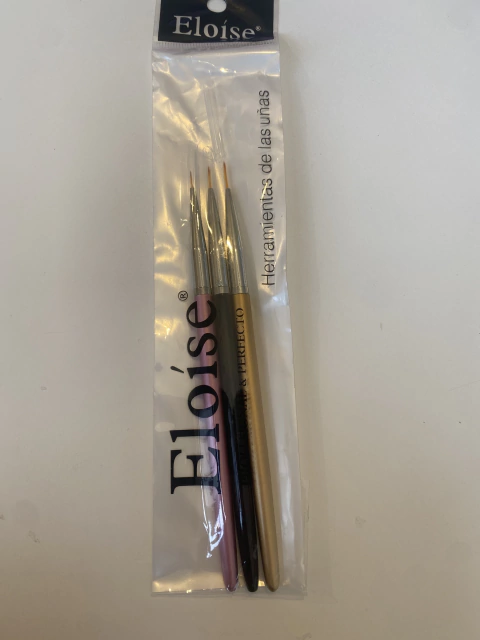 Pinceles Eloise x 3