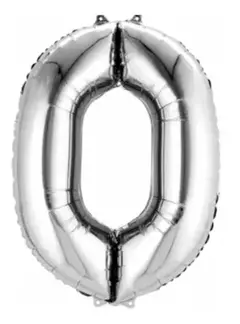 Globo Metalizado Numeros de 32" 80 cm Colores Cotillon - tienda online