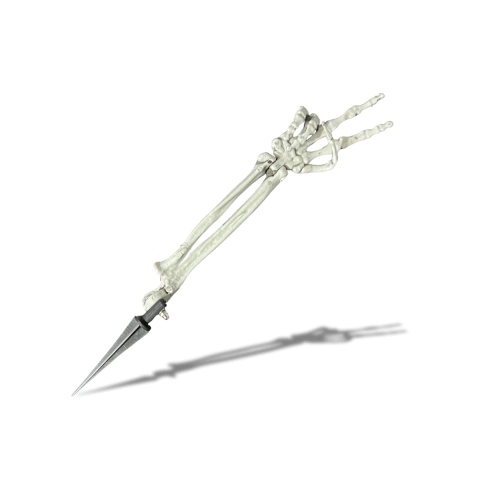 Estaca Mano Esqueleto Simbolo De Paz Esqueleto Halloween Jardin Deco