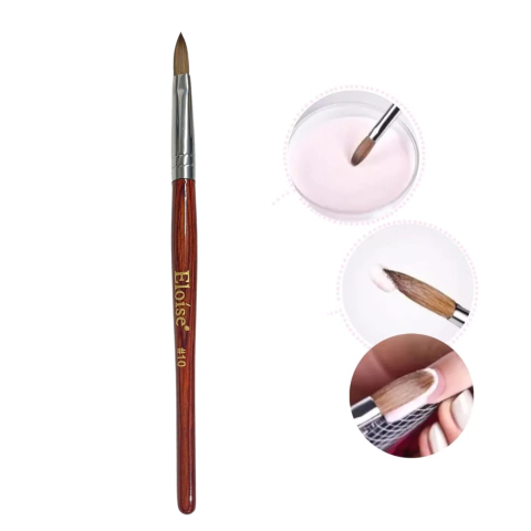 Pincel Kolinsky N 10 Profesional Uñas Esculpidas Acrilicas - comprar online