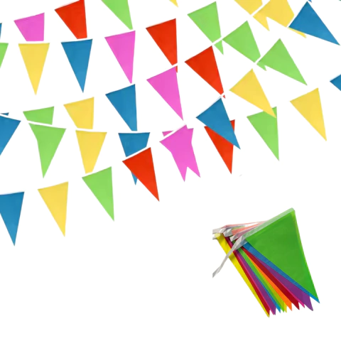 Pack X 50 Guirnalda Banderines De Tela Cotillon - comprar online