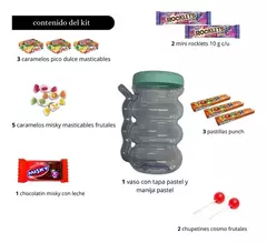 Souvenir Cumpleaños Infantil Vaso Golosinas Tapa Sorbete - comprar online