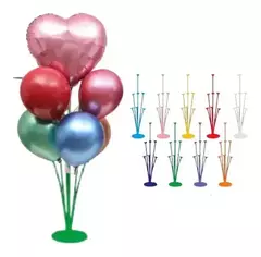 Base Soporte Con 7 Varillas Porta Globos Cotillon Cumpleaños en internet