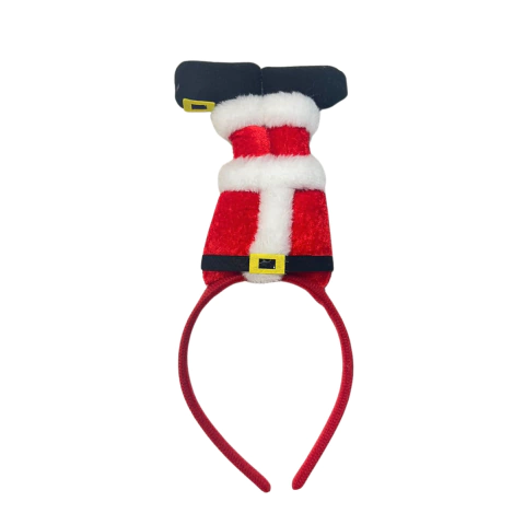 Vincha Navideña Con Peluche Jengibre Duendes Santa Navidad - comprar online