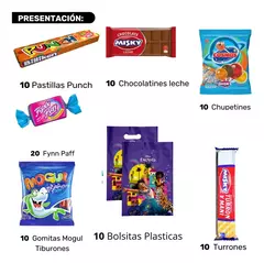 Combo Golosinas + Bolsitas Disney 10 Niños Cumpleaños Infantil - tienda online