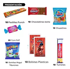 Combo Golosinas + Bolsitas Disney 10 Niños Cumpleaños Infantil en internet