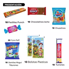 Combo Golosinas + Bolsitas Disney 10 Niños Cumpleaños Infantil - tienda online