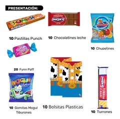 Combo Golosinas + Bolsitas Disney 10 Niños Cumpleaños Infantil - tienda online