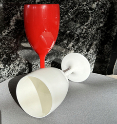 Copa Vino Agua Acrilica Irrompible Plastica Colores