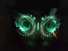 Antifaces Luminosos X 4 Antifaz Luminoso Neon Cotillon - comprar online