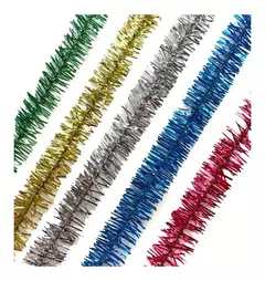Lameta Colores 6cm Pack X 5 - Boa Guirnalda Deco Navidad (ART N°6)