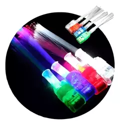 Anillos Dedos Laser Led X 20 Unidades Fibra Óptica Luminosos - comprar online