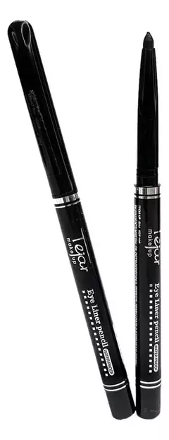 Delineador De Ojos Negro Retractil Waterproof Pink 21 // Maquillaje en internet