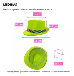 Tanguero Tela Fluo X 20 Sombrero Guapo Tango Funyi - Tienda CyP