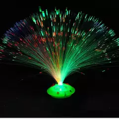 Centro De Mesa Led Fibra Optica x 10 Cotillon Luminoso - comprar online