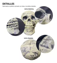 Cabeza Calavera Decoracion // Craneo Halloween - Tienda CyP