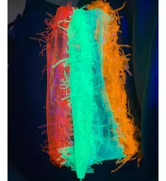 Collar Fluo Flecos Hawaiano X 100 Plastico Cotillon Carioca - tienda online