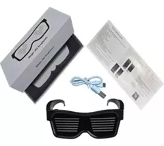 Anteojo Audioritmico Led Usb Bluetooth Luz Lente Cotillon en internet