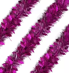Boa Guirnalda Navideña 2mts X 6cm Con Hojitas Color Navidad (ART 450/G) - comprar online