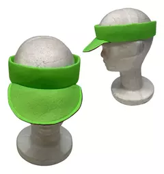 Visera X 10 Tela Fluo Gorra Cotillón Carnaval Carioca Gorro - Tienda CyP