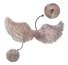 Alas Angel Led Multicolor Plumas Color Rosa - Tienda CyP