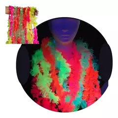 Collar Bicolor Fluo Hawaiano X 50 Plastico Cotillon Carioca - comprar online