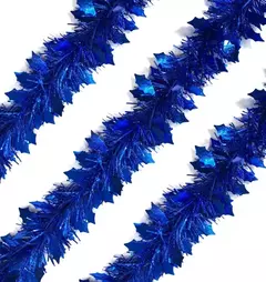Boa Guirnalda Navideña 2mts X 6cm Con Hojitas Color Navidad (ART 450/G) en internet